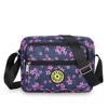 Nova tenda de bolsa feminina Mercado Noturno de meia-idade e idosa flor pano saco ombro mensageiro saco telefone móvel bolsa moeda bolsa atacado