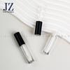 Mini tubo de esmalte labial redondo Jinze, tubo de lodo labial de 1 ml, material de embalaje de plástico.