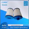 Fabricantes de origem que vendem cartucho de filtro de fluxo grande azul cartucho de filtro dedicado para piscina cartucho de filtro de tratamento de água