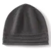 Gorro de Cachemira Tejido Hueco para Mujer Otoño Invierno Estilo Coreano Retro Versátil Moda Gorro para el Frío Nicho Adelgazante Facial Gorro de Lana