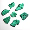 Bestseller transfronterizo: láminas de cristal de malaquita natural, especímenes de minerales en bruto, piedras ornamentales pulidas, adornos decorativos para escritorio del hogar