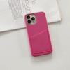 Adecuado para funda de iPhone 17 Apple Phone 17Pro, Cartera con patrón de lichi y tarjetero, Funda de teléfono simple de media cubierta, Anticaídas