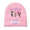 Gorro + Guantes 2025 Amazon Nuevo Drama Coreano Personaje de Dibujos Animados Estampado Gorro de Punto Gorro de Lana Gorro Cálido