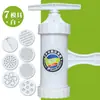 Máquina Prensadora de Fideos Multifuncional de Acero Inoxidable para Fideos Gruesos y Finos Hechos a Mano, Fabricante de Fideos para Uso Doméstico