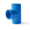 Accesorios de PVC para suministro de agua T de unión igual T de suministro de agua 20-315 Accesorios para tubería de agua potable Blanco Azul Ceniza al por mayor