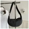 Grande Capacidade 2026 Nova Simples Casual Moda Bolsa de Dumpling Textura de Alto Padrão Bolsa de Ombro Único Transversal Mais Vendido Transfronteiriço