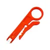 Herramientas de Ferretería Fangbei Cuchillo Pelacables de Alambre Hoja Curva Hoja Recta Cuchillo Amarillo Pequeño Cuchillo Aislado para Electricista Cuchillo Pelacables de Red