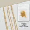 Corrente para Nail Art Nova Estilo Japonês Ultra Fina Liga Retro Dourada e Prateada Bicolor Corrente Plana Pequena Corrente Plana para Nail Art DIY