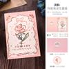 Rosas de alta qualidade vintage enviar desejos de aniversário de casais cartões dourados loja de flores Natal dia dos namorados mensagem pequenos cartões