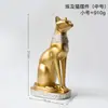 Estatueta Criativa de Gato Egípcio Exótico Artesanato de Resina, Suportes de Livro Decorativos Práticos, Castiçais, Presentes Decorativos Suaves