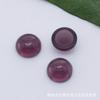 3mm-12mm Fondo Plano Redondo Vidrio Liso Piedra Preciosa Piedra Suelta Venta al por Mayor Color Blanco Vidrio Coloreado Piedra Suelta Accesorios para Joyería