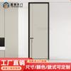 Puerta de Madera de Aluminio Corredera de Entrada Madera Maciza Puerta Compuesta Silenciosa Francesa Interior Personalizada Recámara Fábrica Pintura Puerta Impresión por Transferencia