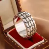Lançamento de Novo Produto 2026 Anel Aro de Pneu com Padrão de Diamante 6mm Estilo Europeu e Americano Joias Personalizadas Atacado Masculino Padrão de Diamante