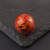 Cuentas grandes de laca cuentas individuales cuentas sueltas hechas a mano piel de rinoceronte incrustada con espiral nácar artesanía de laca artículos de laca pulsera de cuentas de Buda joyería de juego de texto