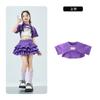 Ropa Dopamina para Niñas Abrigo de Jazz Danza Niñas Ombligo Manga Corta Dulce Fresco Escenario Tambor Vestido de Moda
