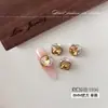 Arte de uñas con diamantes K9 sin base, azul transparente brillante de moda, lujo, arte de uñas con acabado de diamante grande, bola de diamante para uñas