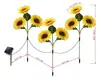 Luces Solares para Jardín al por Mayor, Luces para Paisajismo de Jardín, Luces Simuladas de Girasol, Luces para Césped, Luces Ambientales
