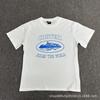 Corteiz Transfronteiriça Americana de alta qualidade Camiseta Alcatraz Clássica Street Solta Tendência Casual Masculina e Feminina Camisetas de Manga Curta