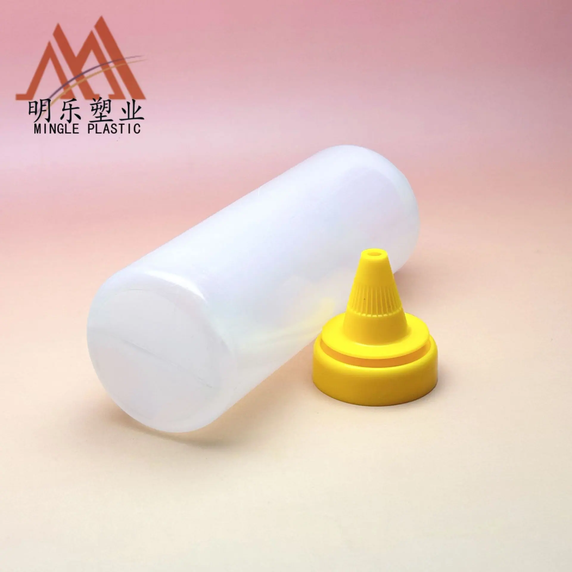 500ML直筒圆广口LDPE新黄盖瓶(38-400)-03