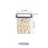 Tarro Transparente Sellado para Cocina Té Grado Alimenticio Grano Plástico Caja de Almacenamiento Almacenamiento Productos Secos Tarro para Almacenamiento de Snacks