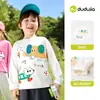 Ropa Infantil de Dudu: Sudadera con cremallera para niños, Pantalones deportivos para niños estilo otoño nuevo, Camiseta de manga larga para niñas, Conjunto de otoño, Moderno