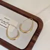 Adecuados para niñas, populares y modernos pendientes metálicos con forma de gota de agua, pendientes sencillos de alta gama estilo coreano para el día a día, superventas al por mayor