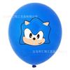 Nuevo globo de aluminio de caricatura de Sonic the Hedgehog fiesta de cumpleaños sonido Chico Modelado traje infantil al por mayor