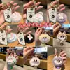 Chaveiro de Elfo de Pelúcia Colorido em Alta no Tiktok Fofo Desenho Animado Bola de Carvão Boneca Pingente Acessório de Bolsa para Mulheres
