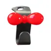 Bonito gancho de almacenamiento para respaldo de asiento con forma de lazo para artículos pequeños prácticos en el coche, Gancho para montar en el coche