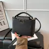 Bolso de caja informal de moda, nuevo, para el día a día, para mujer, versátil, color liso, bandolera simple y elegante