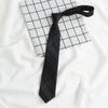 Cinza Carbono Escuro Gravata de Estudante Amarrada à Mão Gravata Borboleta para Uniforme de Estudante Estilo Universitário JK Japonês Camisa Sem Gravata Tendência Feminina