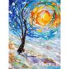 Ventas Directas de Fábrica Pintura de Diamantes 5D Diamante Completo Serie de Pintura al Óleo Cielo Estrellado Bordado de Diamantes DIY Diamante Redondo Punto de Cruz Pegamento de Diamante Hecho a Mano
