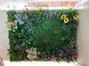 Simulación Planta Verde Pared Pared de Plantas Césped Artificial Flor Artificial Decoración de Pared Interior Exterior Plantas Verdes Falsas Plantas de Césped Paisajismo