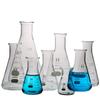 Matraz Erlenmeyer recto/abierto matraz cónico con escala engrosada resistencia a altas temperaturas 50/100/250/500/1000ml