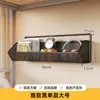 Estante de almacenamiento de pared sin taladrar, una solución de almacenamiento para dormitorios y residencias estudiantiles, una herramienta de almacenamiento mágica para las habitaciones de los estudiantes universitarios, cesta colgante para la mesita de noche o la pared