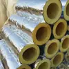Tubo de lana de vidrio con lámina de aluminio de alta densidad, tubo de silicato de aluminio resistente al fuego y a altas temperaturas, tubería para edificios, tubería de aire acondicionado a prueba de humedad y anticorrosión