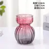 Jarrón Pequeño de Vidrio Transparente, Cerámica Estilo Vintage Ins Decoración del Hogar, Adorno de Arreglo Floral de Alta Gama, Disponible para Dropshipping