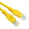 Cabo de Rede Categoria 5 Amarelo Montado 1m a 30m com Cabeça Cristal Jumper Cabo de Rede Roteador Adsl