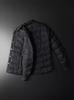Chaqueta de plumón informal con cuello camisero de marca de alta gama de European Station para hombre, nueva chaqueta de invierno de Jacquard ligera y cálida para hombre
