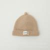 Chapéu de melão para bebê outono e inverno estilo western chapéu de tricô com rostinho feliz roupa de viagem infantil chapéu de lã estiloso