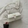 Bolsa Transversal Grande Capacidade Malha de Diamante Fivela Magnética Fashion Versátil 2026 Nova Bolsa de Mão Bolsa de Ombro Feminina Bolsa de Ombro Único Pequena Bolsa Quadrada