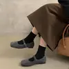 Zapatos Planos Mary Jane para Mujer Estilo Francés 2025 Otoño Nuevos Mocasines Planos Retro Chic