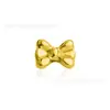 Accesorios Hechos a Mano para Piercings DIY F136 Aleación de Titanio Lazo Mariposa Murciélago Joyería Aretes Modernos