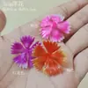 Flor de simulación de plástico lila narciso rosa lirio camelia peonía material para joyería DIY