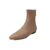 ¡El Clímax del Doble 12! Botas de Invierno 2025 de Gamuza con Felpa Plus, Ajustadas, con Cremallera Trasera, Tacón de 2 cm, Botines Cortos de Gamuza, Dropshipping