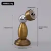Tapón de Puerta Magnético Fuerte de Acero Inoxidable Succión Espesa Tapón de Puerta para Hogar Dormitorio Tapón de Puerta Silencioso Anti-Colisión Succión al Piso Sin Taladro Venta al por Mayor