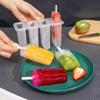 Hacer Cajas de Paletas Heladas Antiguas, Lindos Moldes para Helado Casero de Paleta Helada para Niños con Tapas, Modelos de Paletas Heladas de Helado DIY