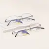 Armazón de Gafas de Titanio Puro 2651 para Mujer Retro Armazón Grande Armazón de Gafas Polygonal Armazón de Gafas Danyang Gafas de Prescripción para Miopía
