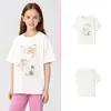 [Balaone] Camiseta Infantil de Manga Curta para Meninas Balabala 2026 Nova de Verão Absorvente de Umidade Secagem Rápida Top Tendência