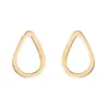 Pendientes Transfronterizos Nuevos Geométricos Minimalistas Rectangulares, en Forma de Corazón, en Forma de Gota de Agua, en Forma de Flor, en Forma de Flecha, Mini Broqueles, En Stock